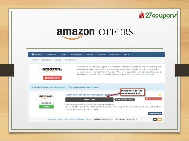 27 coupons amazon